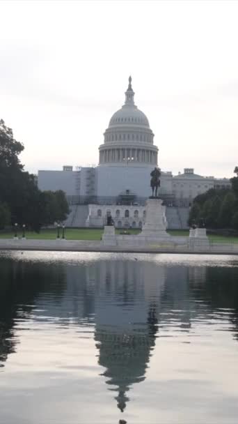 Bâtiment Capitole National Dans Capitale Nationale Washington District Columbia — Video