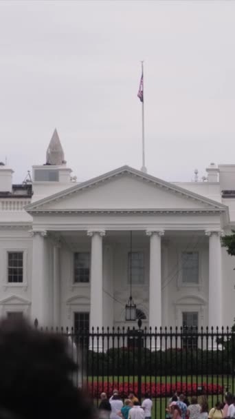 Белый Дом Вашингтон Сша Северная Америка — стоковое видео