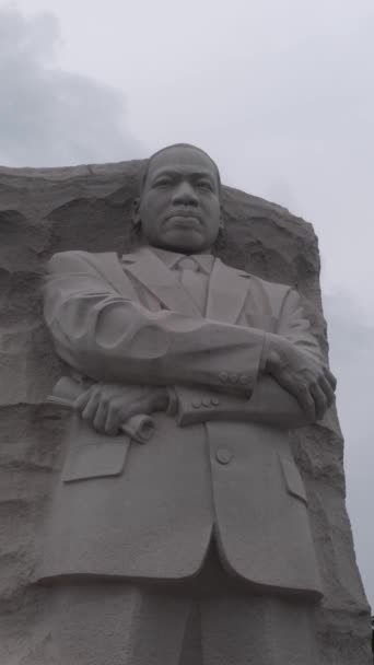 Προβολή Από Κοντά Του Martin Luther King Memorial — Αρχείο Βίντεο