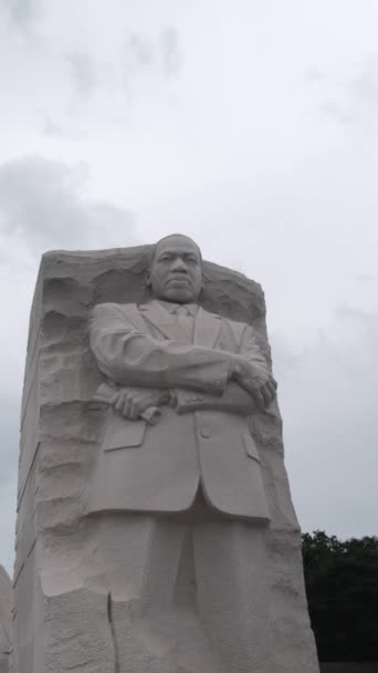 Προβολή Από Κοντά Του Martin Luther King Memorial — Αρχείο Βίντεο