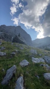 Dağ manzarasının güzel bir görüntüsü. 