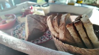 Sabah kahvaltı servisi.