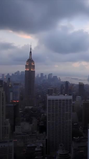 Vista Manhattan Nueva York Estados Unidos — Vídeo de stock