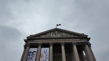 Paris, Fransa 'nın 5. semtindeki Pantheon anıtı..