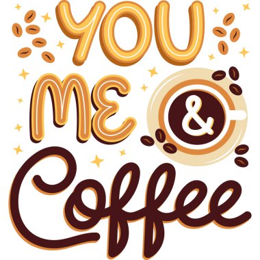 Renkli kahve etiketleri Vektör illüstrasyonunu ayarladı