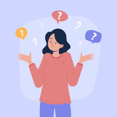 Vektör illüstrasyonunu silkeleyen düz illüstrasyonlu kişi