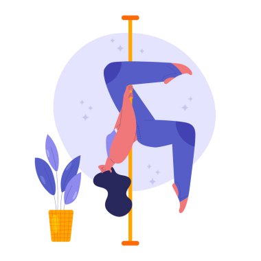 El çizimi direk dansı Vektör illüstrasyonu