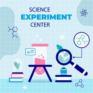 Tasarım Bilimi Araştırması Beyaz Arkaplanda İzole Edildi. Vektör Resimleri Düz Biçimli