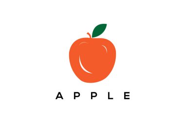 Apple vektör tasarım simgesi. Apple logosu.