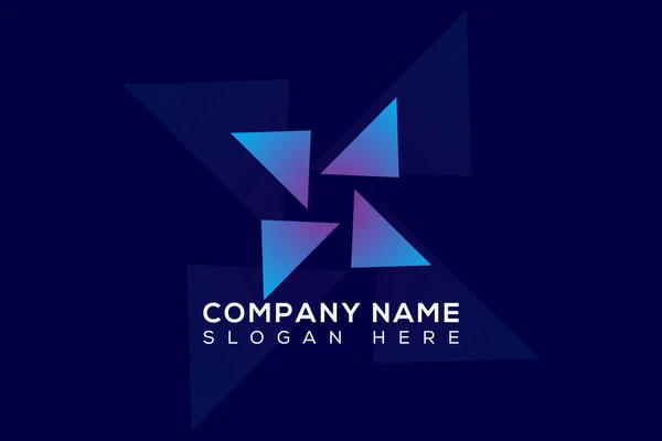 Ícone Design Logotipo — Vetor de Stock