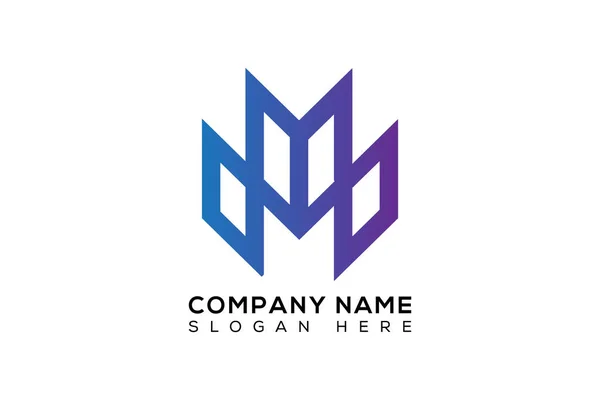 Buchstabe Kreatives Logo Design Symbol — Stockvektor
