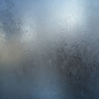 Yoğunlaştırılmış Sisli Cam Doku ve Yumuşak Işık Damlacıkları