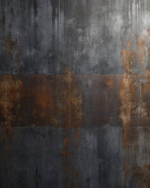 Paslı Metal Doku, Aşınma, Leke ve Endüstriyel Patina