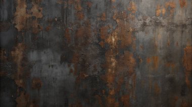 Paslı Metal Doku, Aşınma, Leke ve Endüstriyel Patina