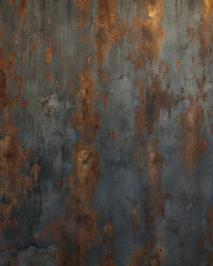 Paslı Metal Doku, Aşınma, Leke ve Endüstriyel Patina