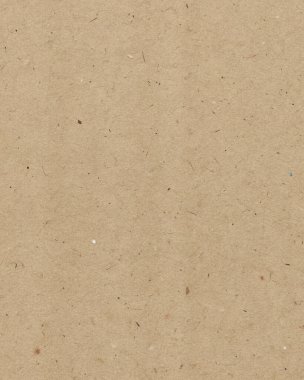 Doğal Fiberler ve Benekli Yüzeyli Geri Dönüşümlü Kahverengi Kraft Kağıt Dokusu