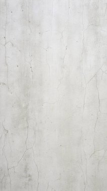 Kırık beyaz beton duvar dokusu, ince çatlaklar ve yıpranmış yüzey.