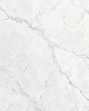 Zarif gri damarları ve parlak taş yüzeyli beyaz mermer dokusu