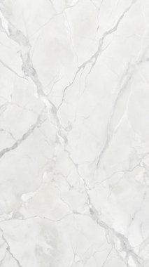 Zarif gri damarları ve parlak taş yüzeyli beyaz mermer dokusu