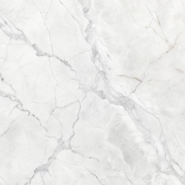 Zarif gri damarları ve parlak taş yüzeyli beyaz mermer dokusu