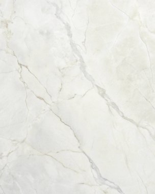 Zarif gri damarları ve parlak taş yüzeyli beyaz mermer dokusu