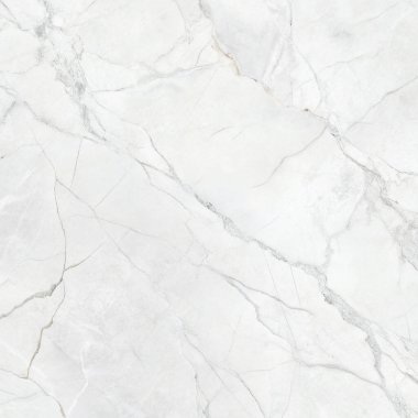 Zarif gri damarları ve parlak taş yüzeyli beyaz mermer dokusu