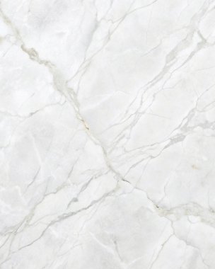 Zarif gri damarları ve parlak taş yüzeyli beyaz mermer dokusu