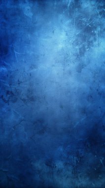 Çizikli Grunge Mavi Duvar dokusu, Solmuş Lekeler ve Soyut Işık