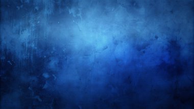 Çizikli Grunge Mavi Duvar dokusu, Solmuş Lekeler ve Soyut Işık