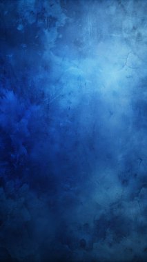 Çizikli Grunge Mavi Duvar dokusu, Solmuş Lekeler ve Soyut Işık