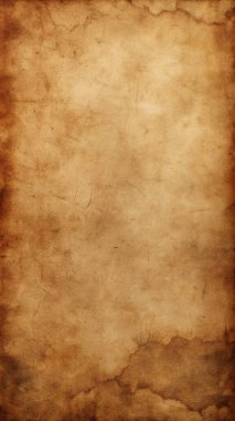 Çatlak, Leke ve Yanmış Kenarlı Eski Kağıt Doku