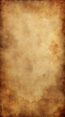 Çatlak, Leke ve Yanmış Kenarlı Eski Kağıt Doku