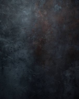 Grunge Surface ve Industrial Wear ile Koyu Çizik Metal Doku