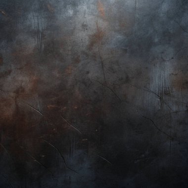 Grunge Surface ve Industrial Wear ile Koyu Çizik Metal Doku