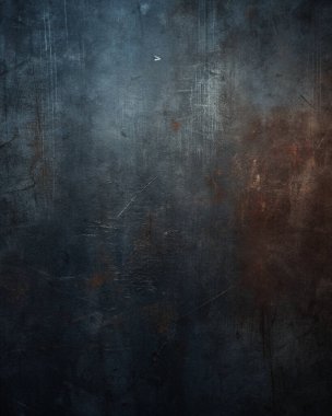 Grunge Surface ve Industrial Wear ile Koyu Çizik Metal Doku