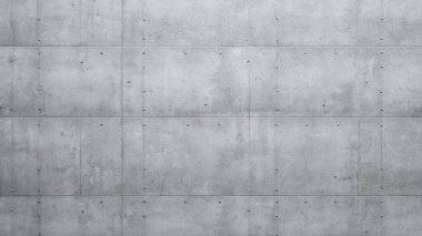 Yatay Çizgiler ve Bolt delikleriyle Endüstriyel Beton Duvar dokusu