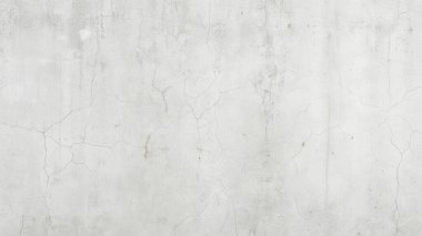 Çatlak Beyaz Beton Duvar dokusu Arkaplan Kullanımı için Hafif Hava Durumu
