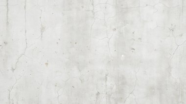 Çatlak Beyaz Beton Duvar dokusu Arkaplan Kullanımı için Hafif Hava Durumu