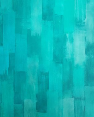 Desenli Boya Katmanları ile Soyut Teal Fırça Vuruşu Arkaplanı