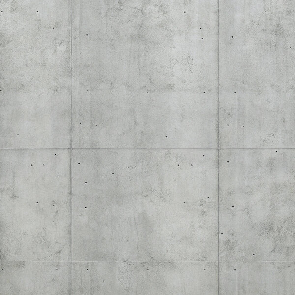 Промышленная бетонная настенная текстура с горизонтальными линиями и болтовыми отверстиями