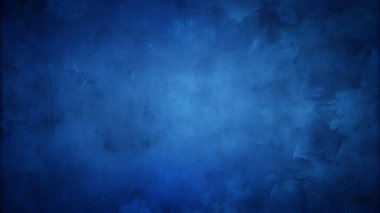 Grunge Mavi Doku Arkaplanı Soluk Merkez ve Karanlık Kenarlıklarla