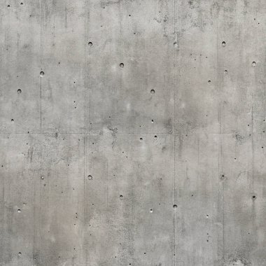 Yatay Çizgilerle Beton Duvar ve Matkap Deliklerinin Izgara Deseni