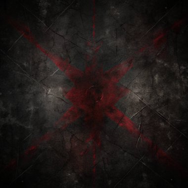 Soyut Keskin Geometrik Desenli Koyu Grunge Arkaplanı