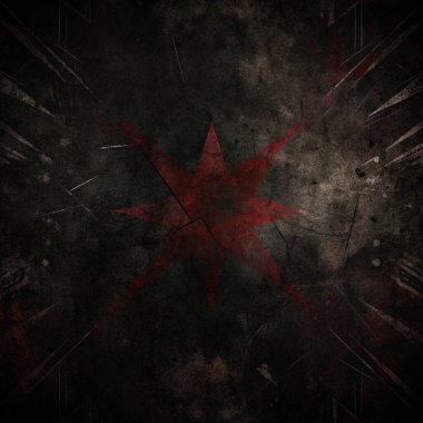 Soyut Keskin Geometrik Desenli Koyu Grunge Arkaplanı