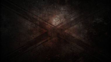 Soyut Keskin Geometrik Desenli Koyu Grunge Arkaplanı