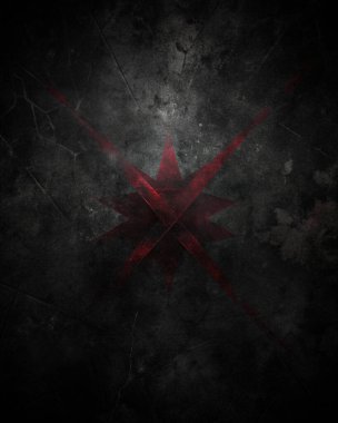 Soyut Keskin Geometrik Desenli Koyu Grunge Arkaplanı