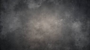 Koyu Gri Grunge Beton Duvarı. İnce çatlaklı.