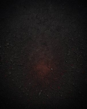 Çatlak ve Çakıl Taşlı Koyu Asfalt Doku