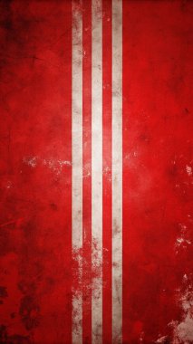 Grunge Kırmızı ve Beyaz Çizgili Görünüşlü Arka plan