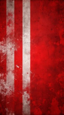 Grunge Kırmızı ve Beyaz Çizgili Görünüşlü Arka plan